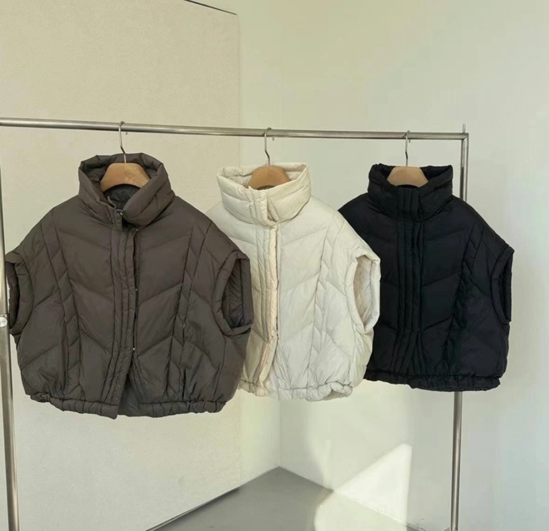 PRANA/CLOTHINK直郵韓國代購女裝新款熱賣時尚24秋冬馬甲PRANA/CLOTHINK馬甲圖色2左二色