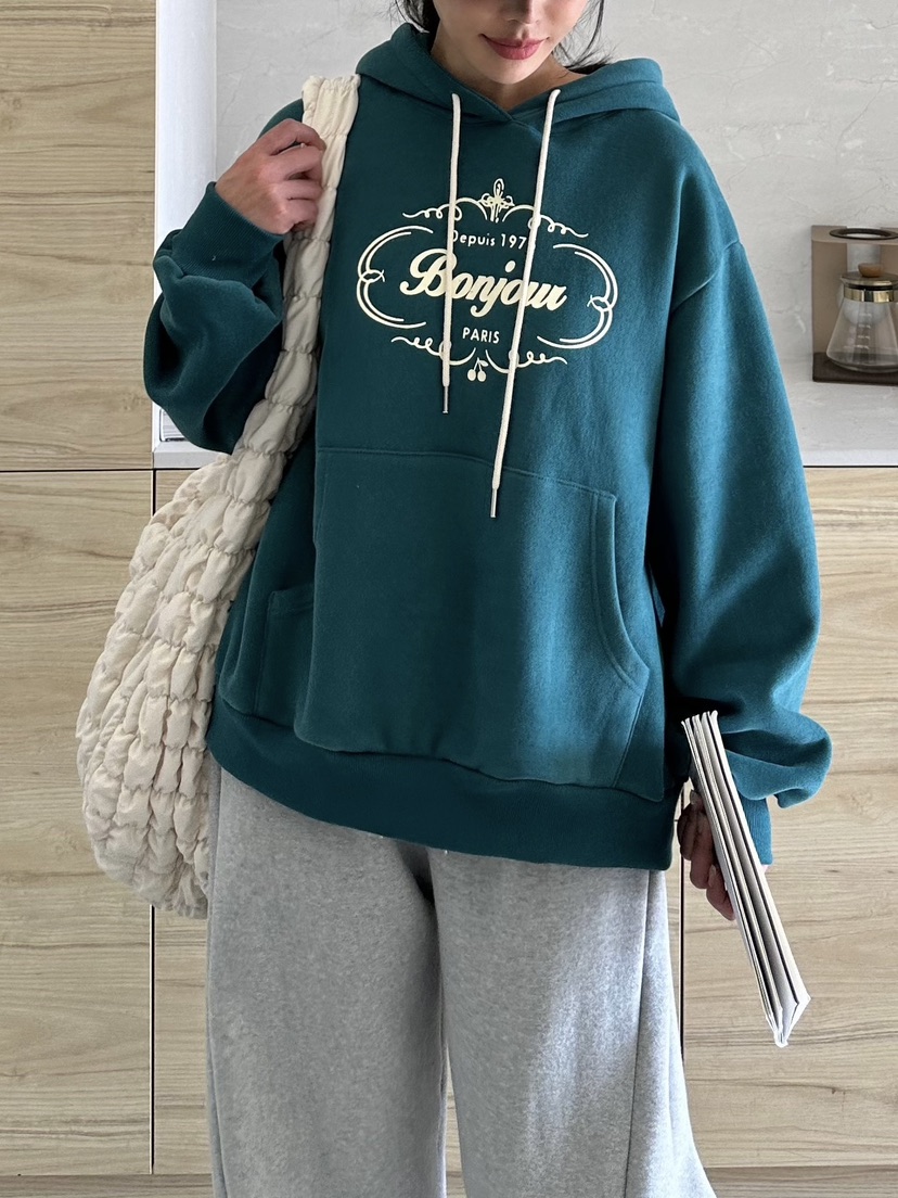 GLAM MOCHA韓國直郵東大門實拍女裝新款24秋冬時尚休閑衛衣SIERRA衛衣