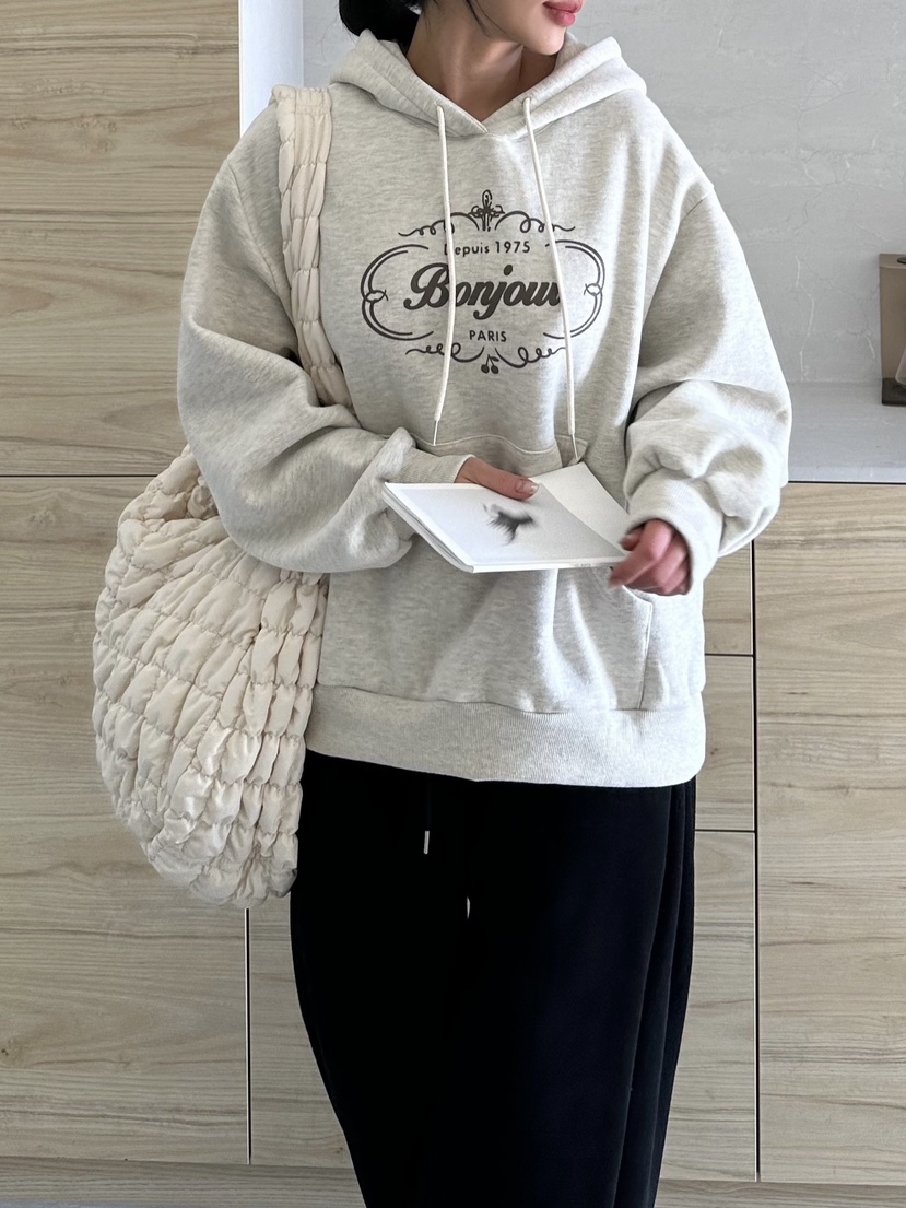 GLAM MOCHA韓國直郵東大門實拍女裝新款24秋冬時尚休閑衛衣SIERRA衛衣