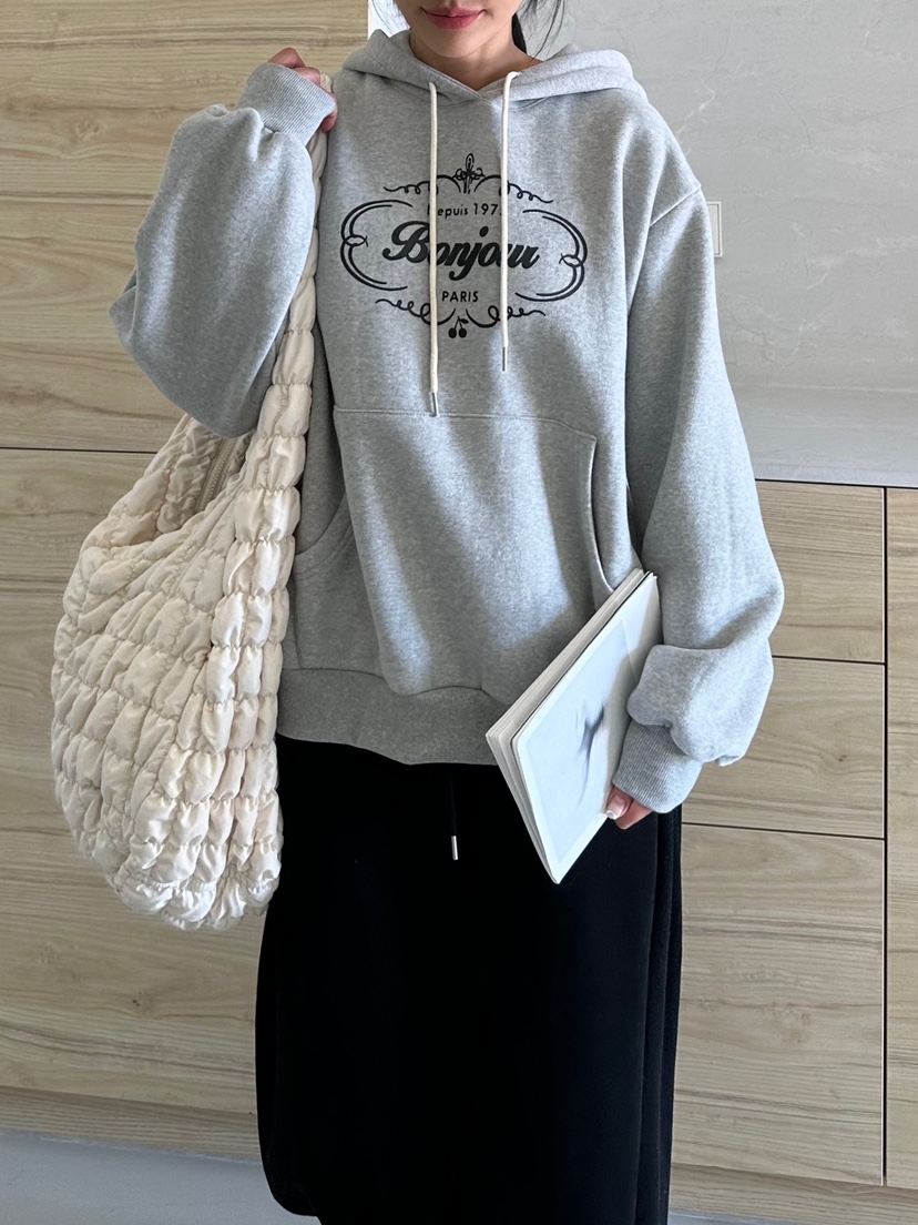 GLAM MOCHA韓國直郵東大門實拍女裝新款24秋冬時尚休閑衛衣SIERRA衛衣