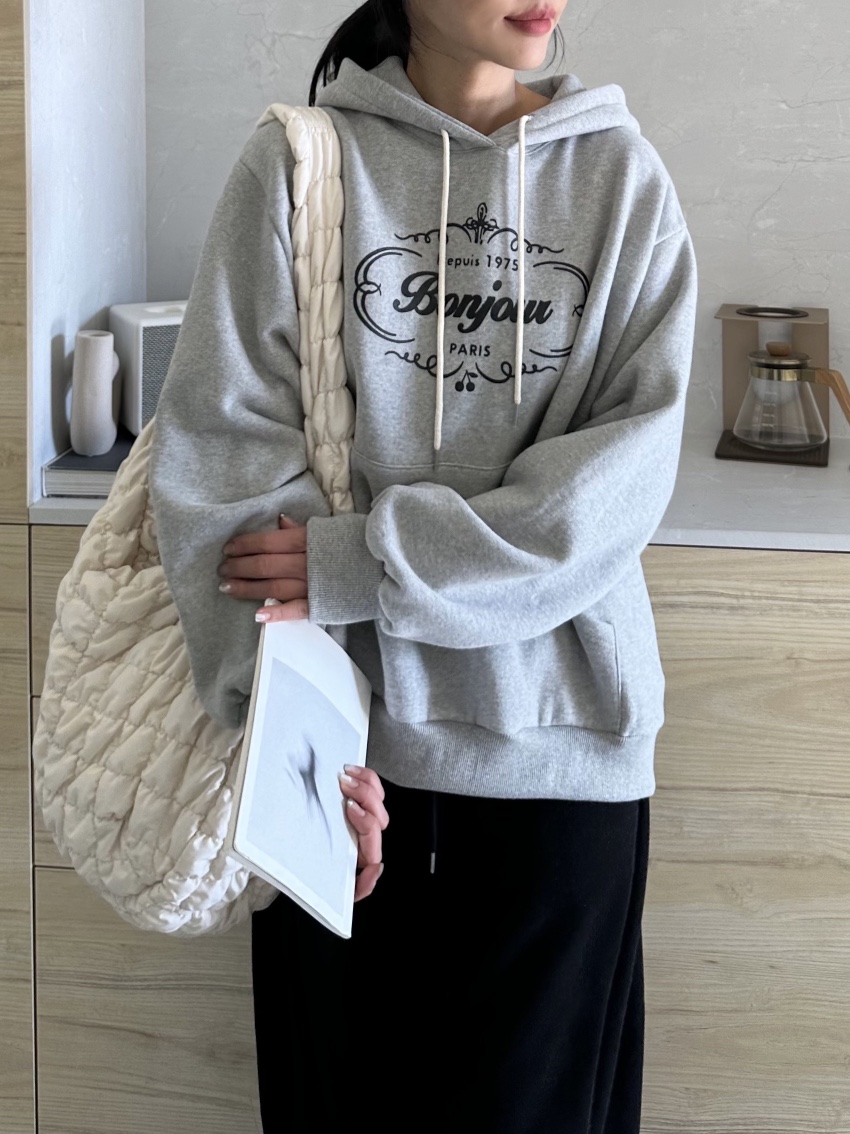 GLAM MOCHA韓國直郵東大門實拍女裝新款24秋冬時尚休閑衛衣SIERRA衛衣