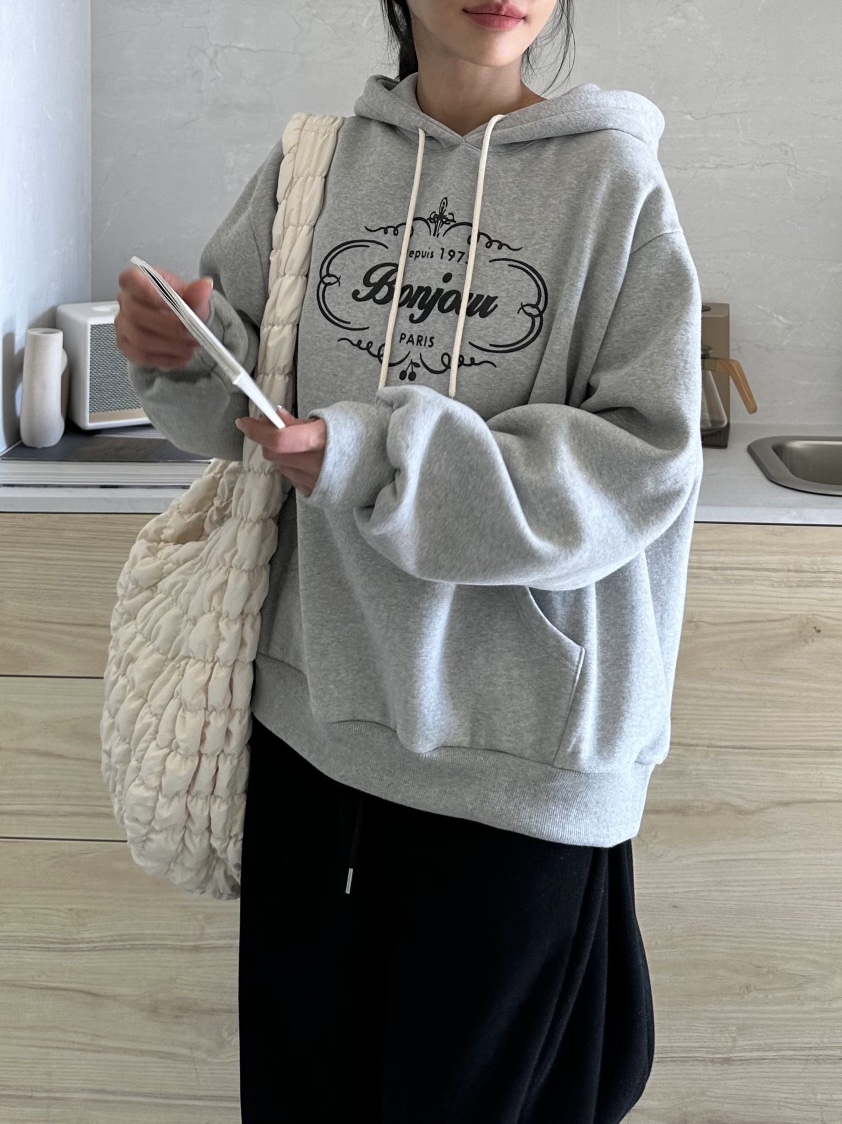 GLAM MOCHA韓國直郵東大門實拍女裝新款24秋冬時尚休閑衛衣SIERRA衛衣
