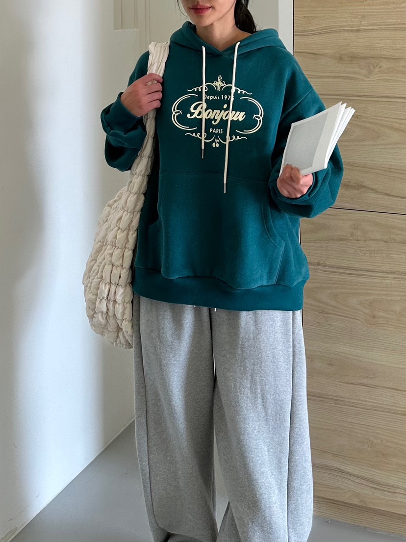 GLAM MOCHA韓國直郵東大門實拍女裝新款24秋冬時尚休閑衛衣SIERRA衛衣