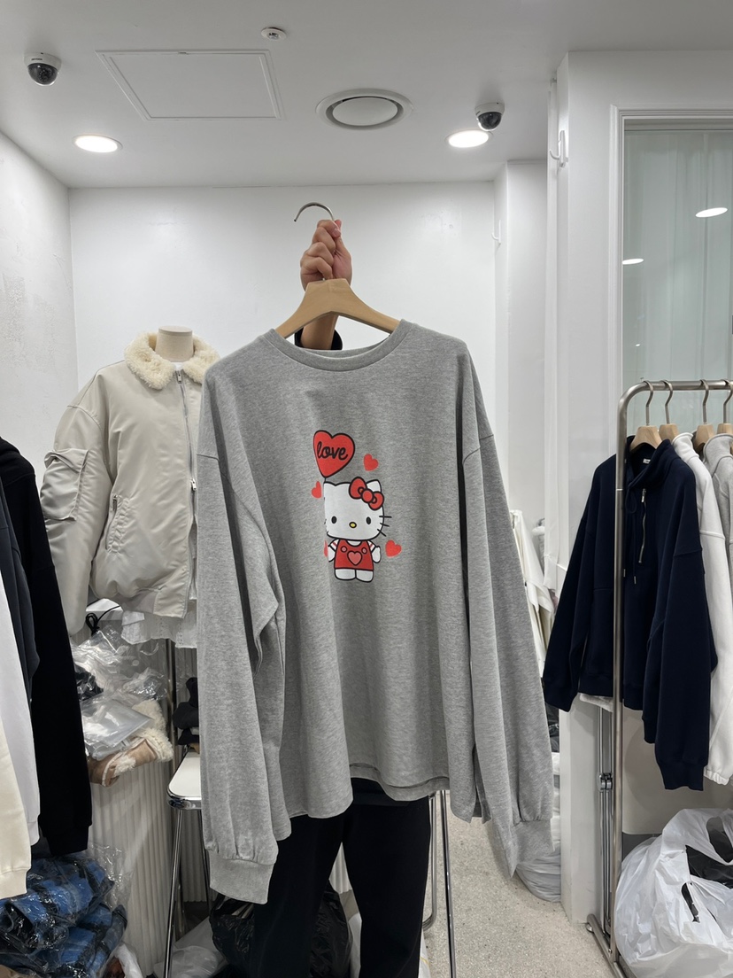 Delicate韓國直郵東大門代購女裝新款24秋冬休閑真品長袖T恤DELICATE長袖T恤圖色2