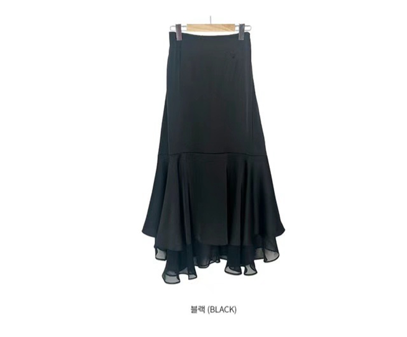 LANEWOOD直郵韓國代購女裝新款推薦職業24秋冬人氣休閑長裙LANEWOOD長裙