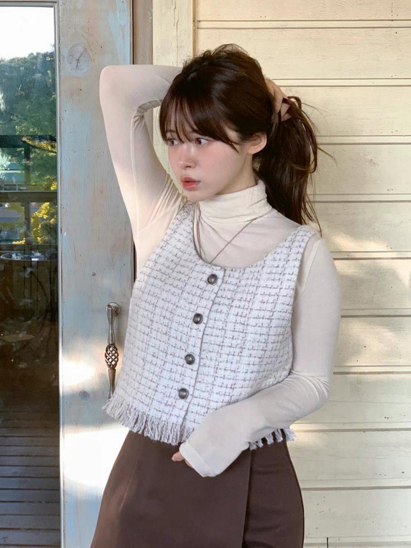 LANEWOOD韓國直郵東大門代購女裝新品熱賣人氣時尚職業馬甲LANEWOOD馬甲
