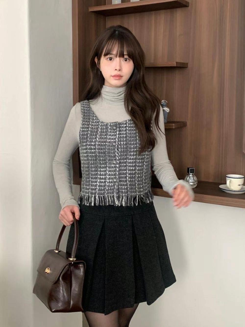 LANEWOOD韓國直郵東大門代購女裝新品熱賣人氣時尚職業馬甲LANEWOOD馬甲