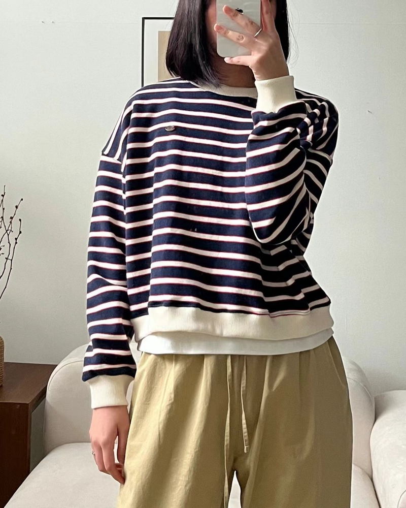 URBANANDMORE韓國直郵女裝新款職業人氣熱賣24秋冬長袖T恤URBANANDMORE長袖T恤