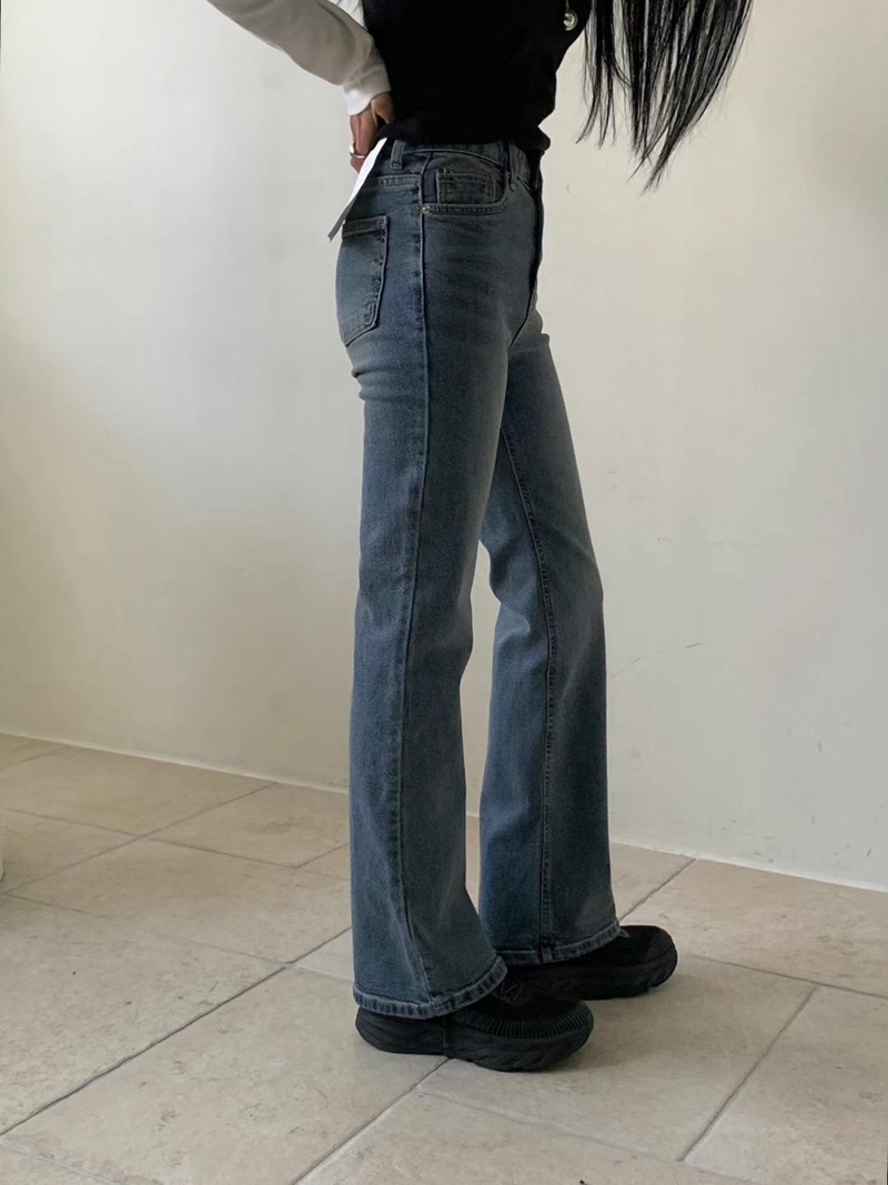 SELECT韓國直郵女裝新款人氣時尚熱賣推薦休閑真品24秋冬牛仔褲LEHEVE-MY YOUNG兩件起牛仔褲