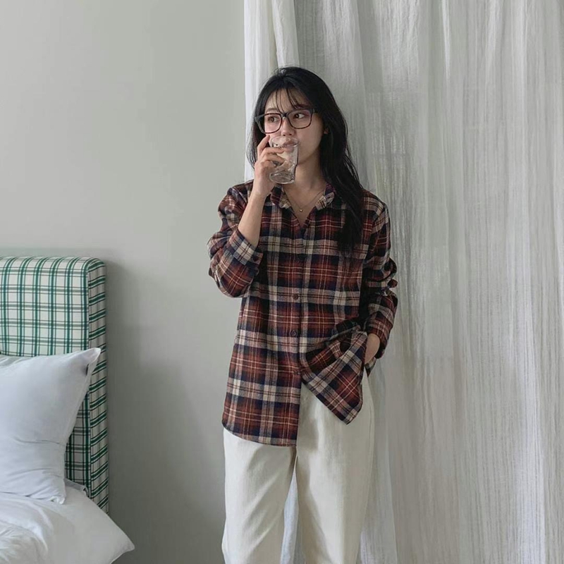 REFORM韓國直郵女裝新品休閑熱賣時尚人氣職業24秋冬襯衫蕾絲衫REFORM襯衫/蕾絲衫