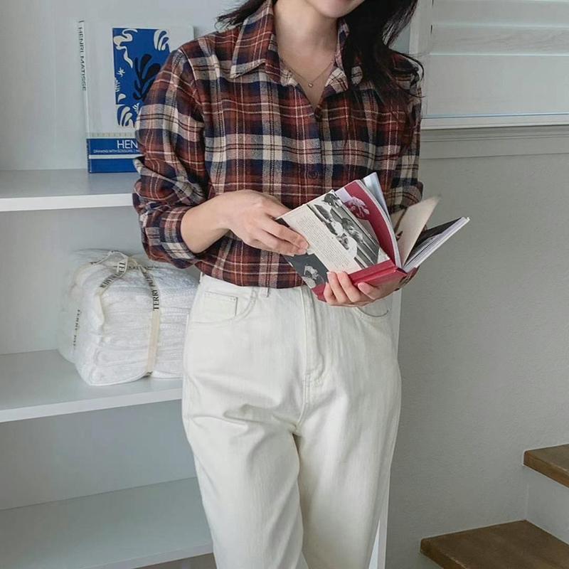 REFORM韓國直郵女裝新品休閑熱賣時尚人氣職業24秋冬襯衫蕾絲衫REFORM襯衫/蕾絲衫