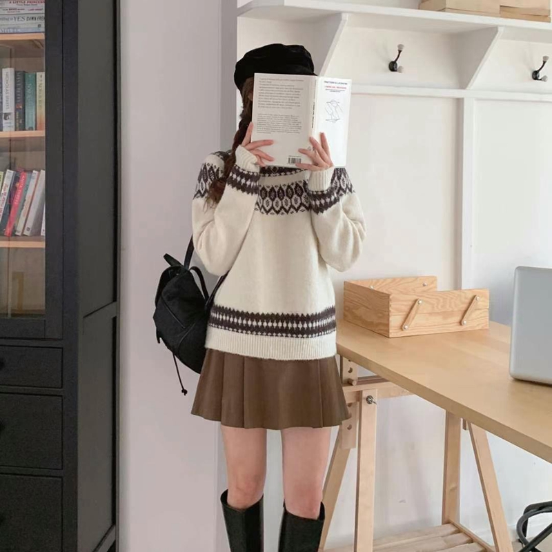 REFORM韓國直郵東大門實拍女裝新款24秋冬人氣推薦針織衫REFORM針織衫