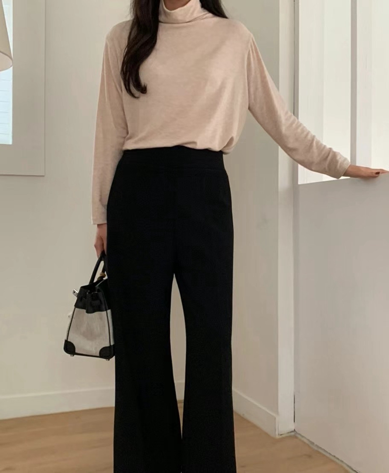 LUCKY ROOM韓國直郵女裝新款時尚休閑熱賣24秋冬長袖T恤LUCKY ROOM長袖T恤圖色3