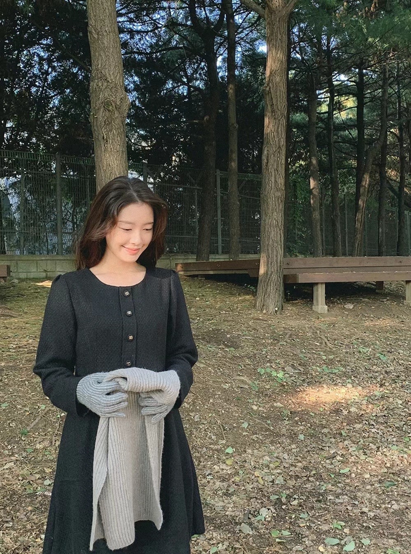 DADA韓國直郵女裝新款時尚人氣熱賣24秋冬休閑真品連衣裙DADA連衣裙