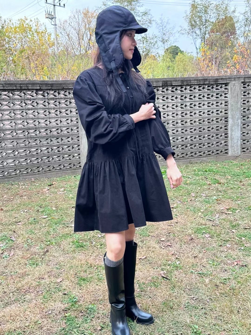 There’s韓國直郵東大門代購女裝新款推薦休閑真品24秋冬連衣裙There’s連衣裙