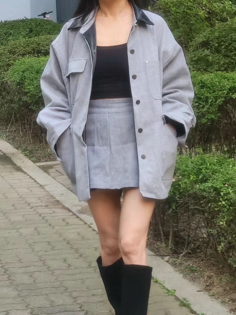 PERI.MI直郵韓國代購女裝新款推薦時尚熱賣休閑24秋冬套裝PERI.MI套裝圖色2