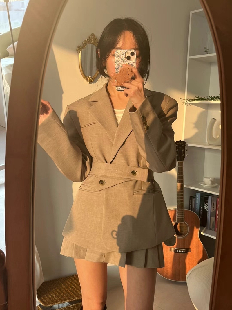 PERI.MI韓國直郵東大門代購女裝新款職業休閑時尚人氣套裝PERI.MI套裝圖色2