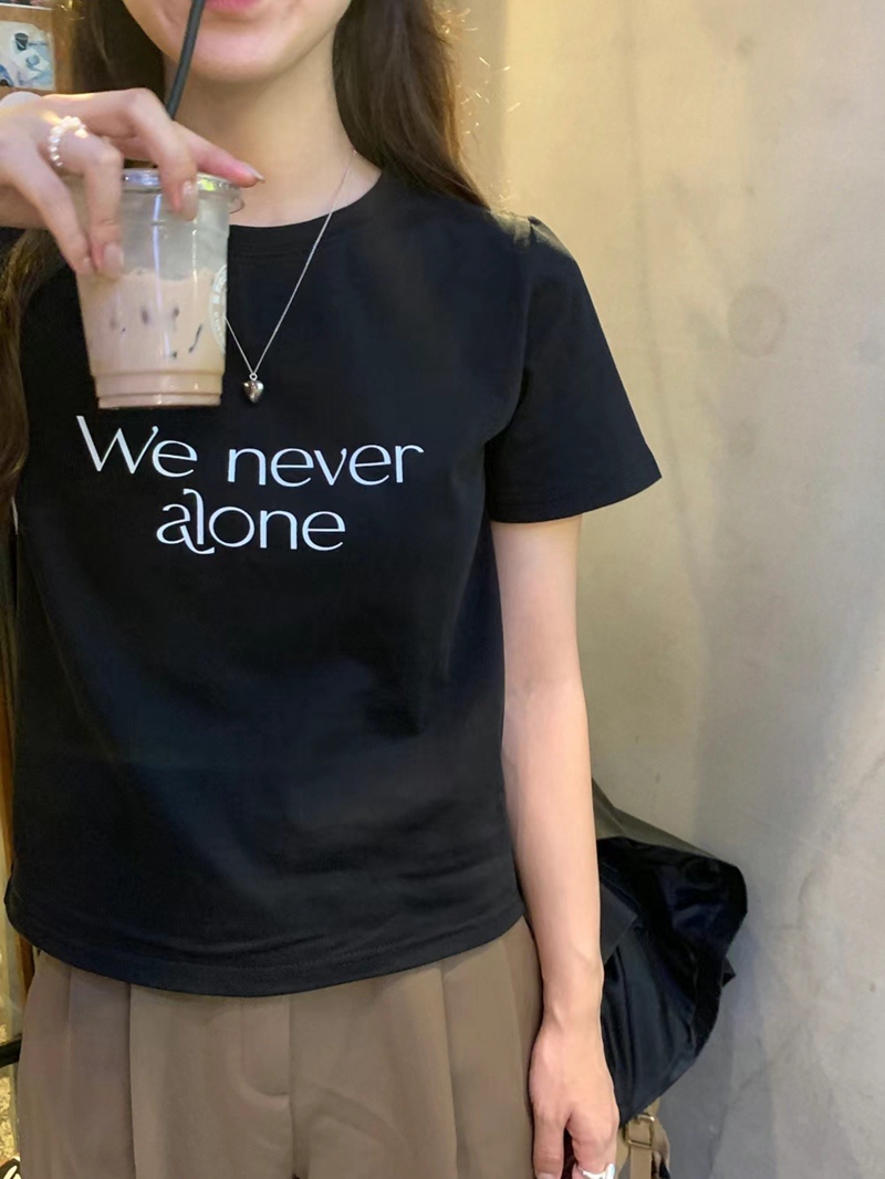 A WEEK韓國直郵東大門實拍女裝新品24秋冬真品熱賣推薦T恤A WEEKT恤圖色3