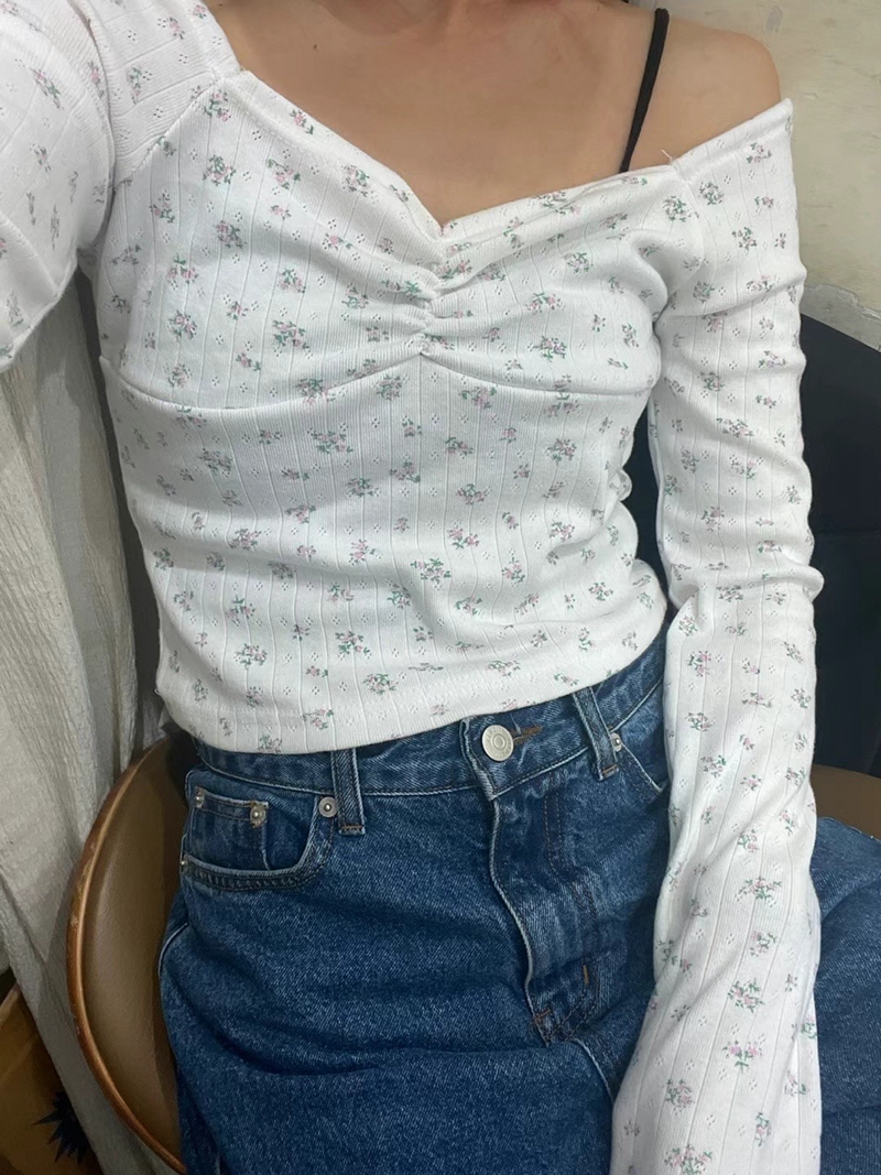PERI.MI直郵韓國代購女裝新款真品休閑職業時尚熱賣長袖T恤PERI.MI長袖T恤圖色2