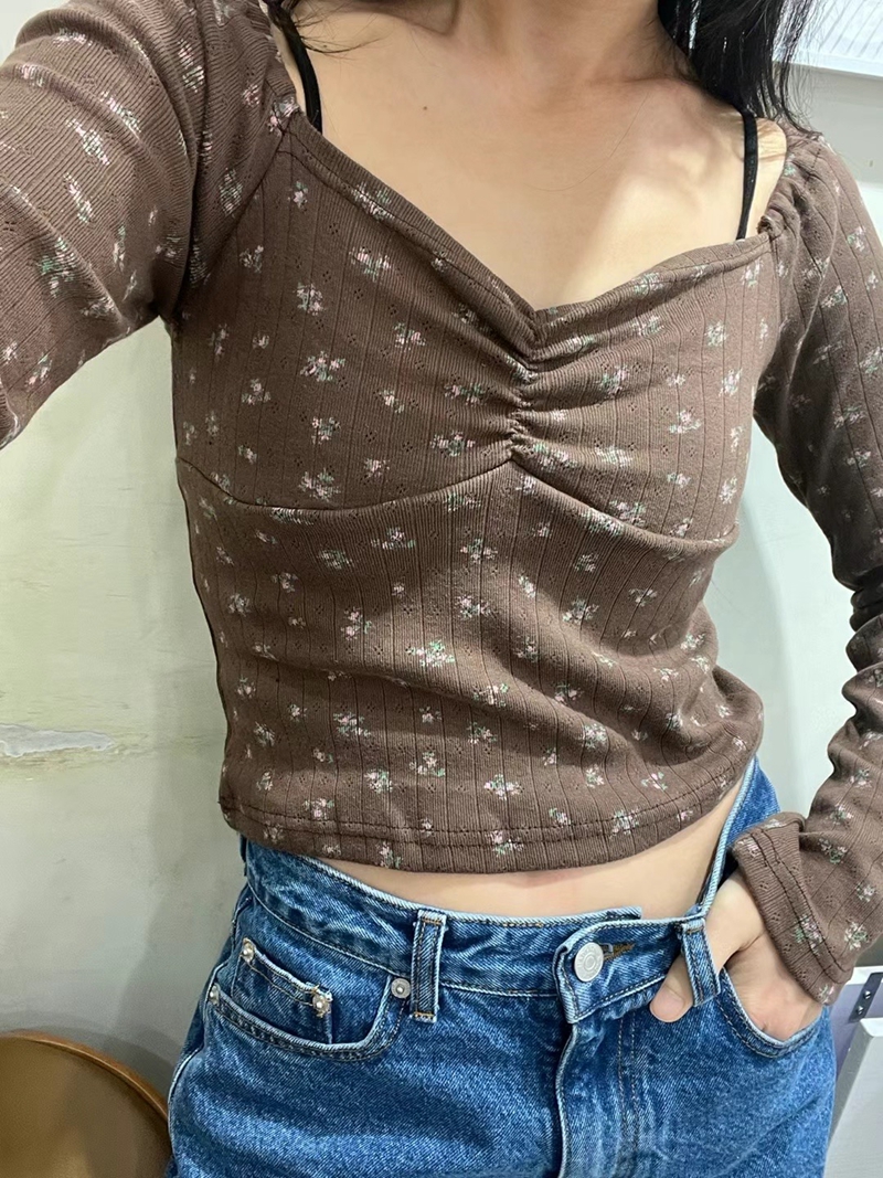 PERI.MI直郵韓國代購女裝新款真品休閑職業時尚熱賣長袖T恤PERI.MI長袖T恤圖色3