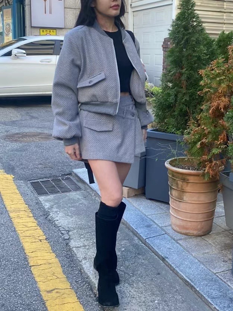 PERI.MI韓國直郵女裝新款職業休閑人氣推薦真品24秋冬套裝PERI.MI套裝