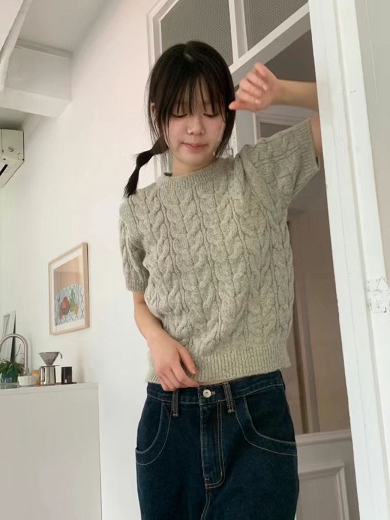 A WEEK韓國直郵女裝新品真品休閑熱賣推薦時尚職業24秋冬針織衫A WEEK針織衫圖色3
