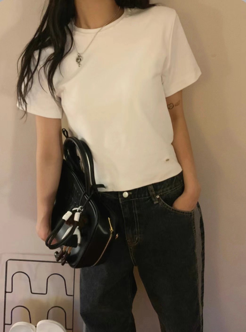 BLACKGHOBI韓國直郵女裝新品職業人氣時尚真品24秋冬推薦T恤BLACKGHOBIT恤