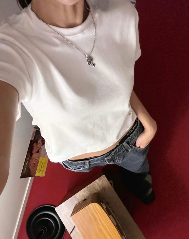 BLACKGHOBI韓國直郵女裝新品職業人氣時尚真品24秋冬推薦T恤BLACKGHOBIT恤圖色2