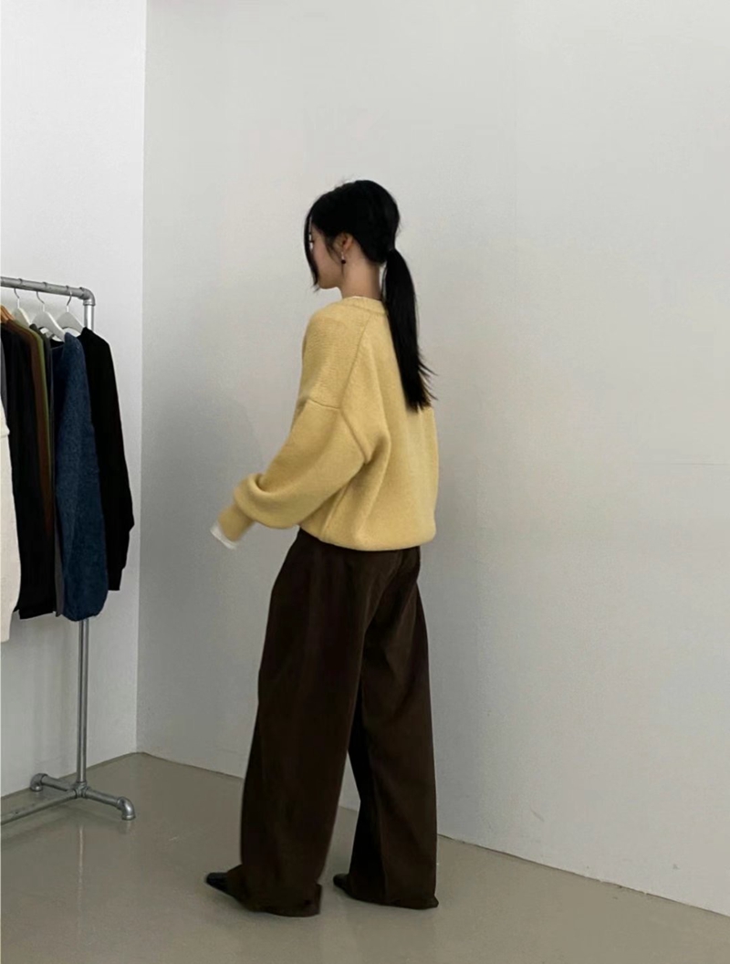 BLACKGHOBI韓國直郵東大門實拍女裝新品時尚人氣24秋冬針織衫BLACKGHOBI針織衫