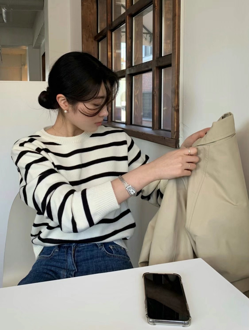 A WEEK直郵韓國代購女裝新品真品人氣職業24秋冬熱賣針織衫A WEEK針織衫