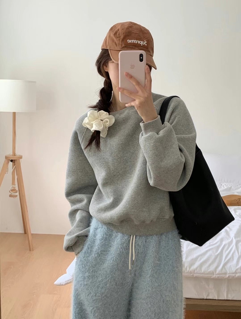 BLACKGHOBI韓國直郵女裝新品休閑時尚人氣24秋冬真品衛衣BLACKGHOBI衛衣圖色5