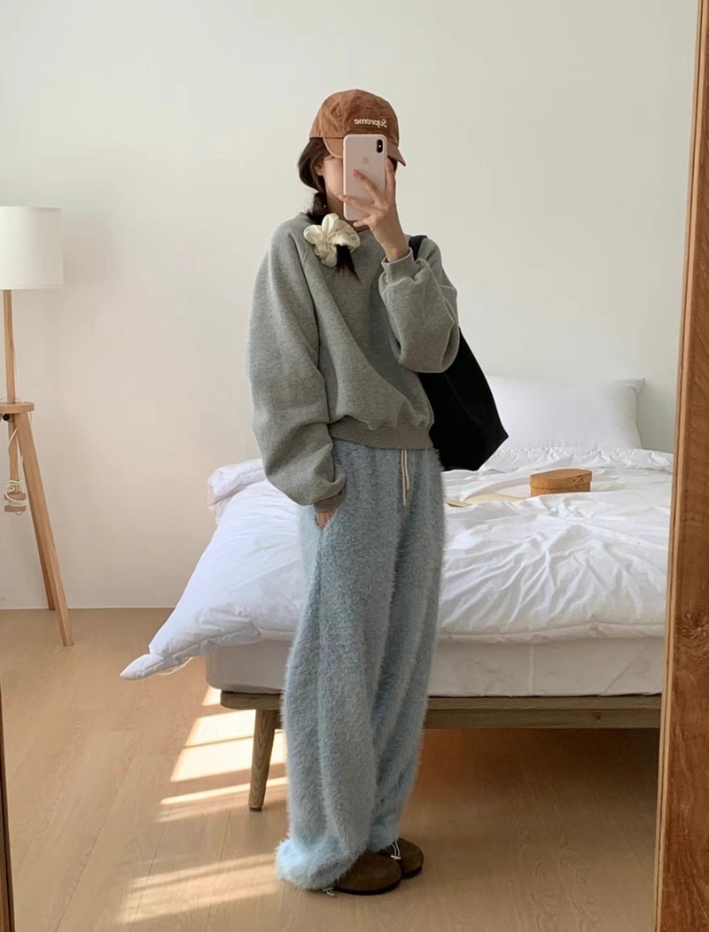 BLACKGHOBI直郵韓國代購女裝新品24秋冬人氣休閑職業休閑褲BLACKGHOBI休閑褲