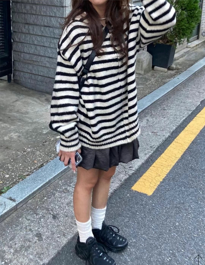 BLACKGHOBI韓國直郵東大門實拍女裝新品熱賣人氣時尚針織衫BLACKGHOBI針織衫圖色3