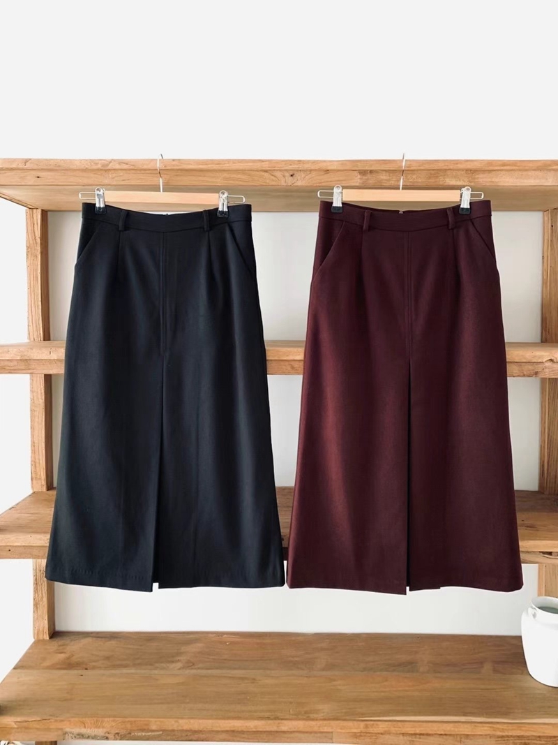 BLACKGHOBI韓國直郵東大門代購女裝新品真品人氣24秋冬長裙BLACKGHOBI長裙