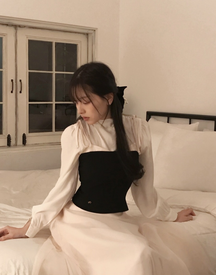 LETAILOR韓國直郵東大門實拍女裝新款推薦人氣24秋冬襯衫蕾絲衫LETAILOR襯衫/蕾絲衫
