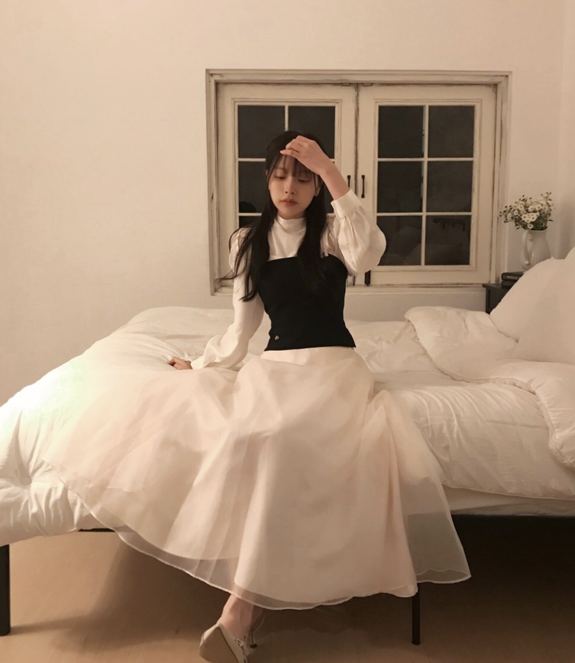 LETAILOR韓國直郵東大門實拍女裝新款推薦人氣24秋冬襯衫蕾絲衫LETAILOR襯衫/蕾絲衫