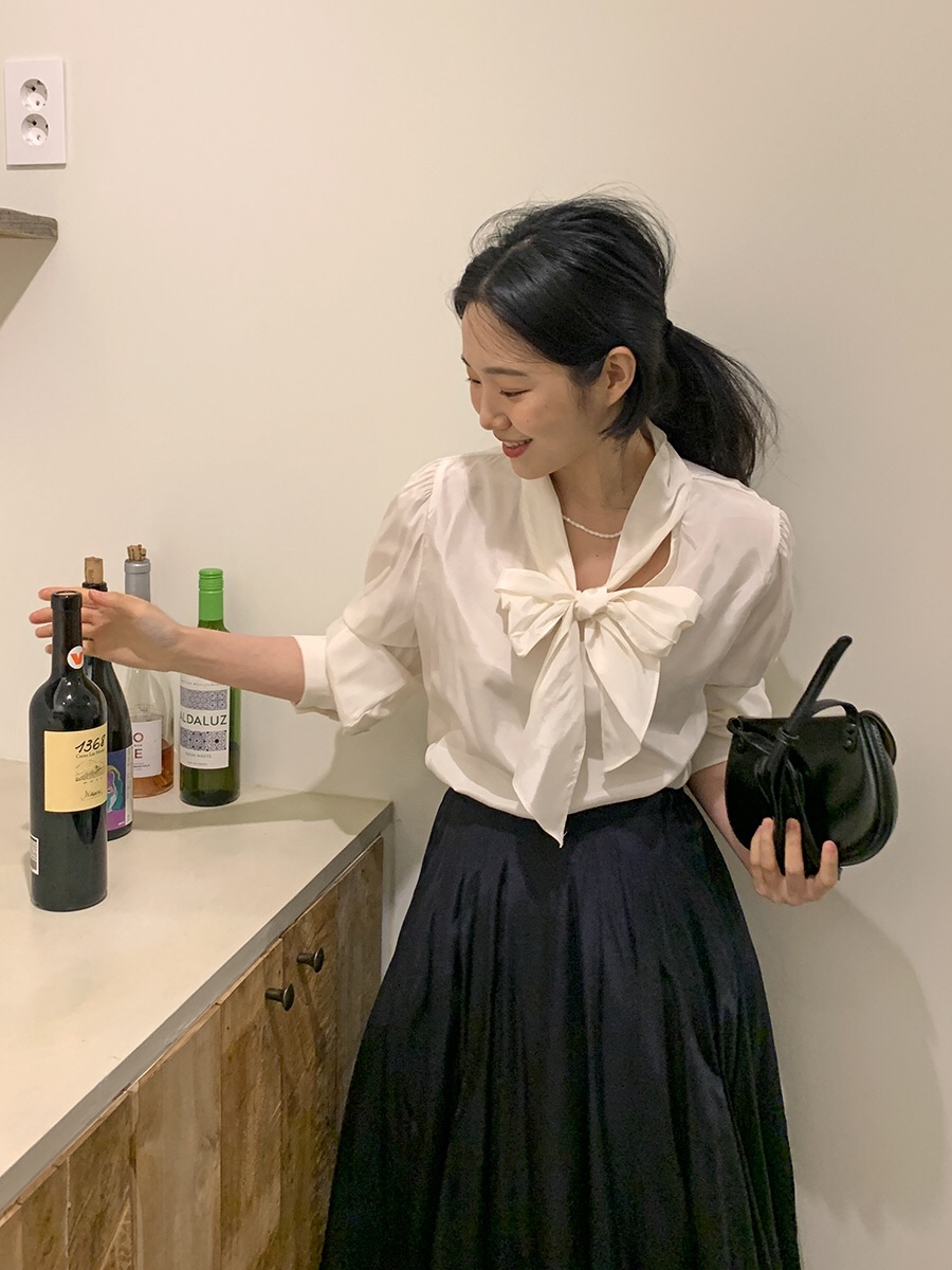 LETAILOR韓國直郵東大門實拍女裝新款推薦人氣24秋冬襯衫蕾絲衫LETAILOR襯衫/蕾絲衫