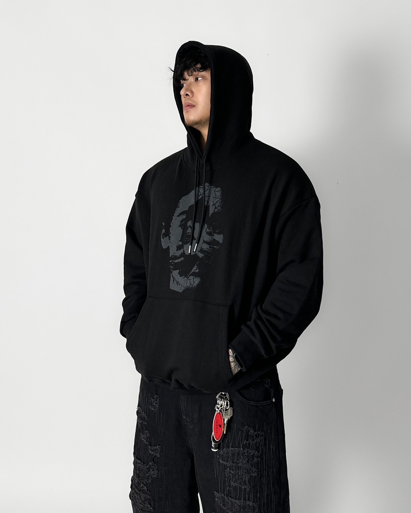 KSUBI韓國直郵東大門代購女裝新款休閑時尚人氣24秋冬衛衣連帽KSUBI衛衣