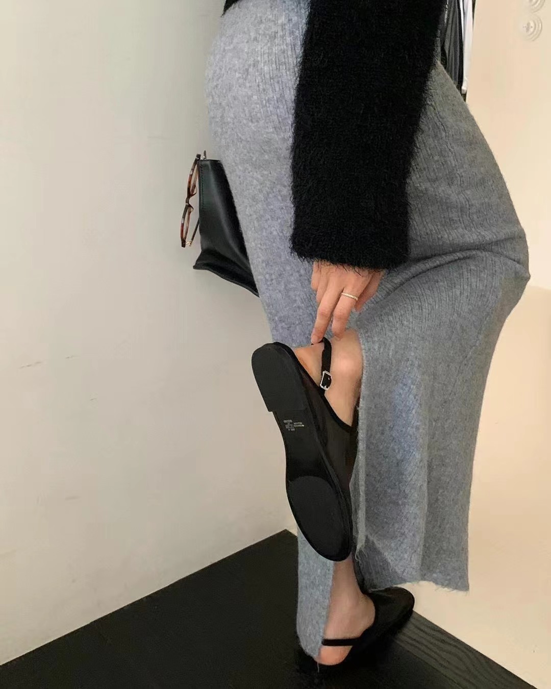 HANDER韓國直郵東大門實拍女裝新款時尚推薦熱賣人氣24秋冬長裙HANDER長裙