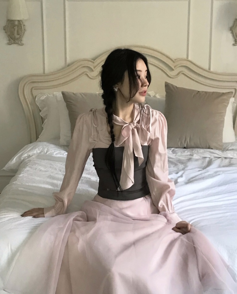 LETAILOR韓國直郵女裝新款真品人氣襯衫蕾絲衫兩面可穿雙面LETAILOR襯衫/蕾絲衫