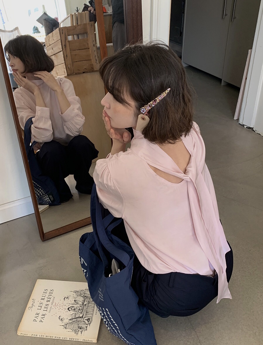 LETAILOR韓國直郵女裝新款真品人氣襯衫蕾絲衫兩面可穿雙面LETAILOR襯衫/蕾絲衫
