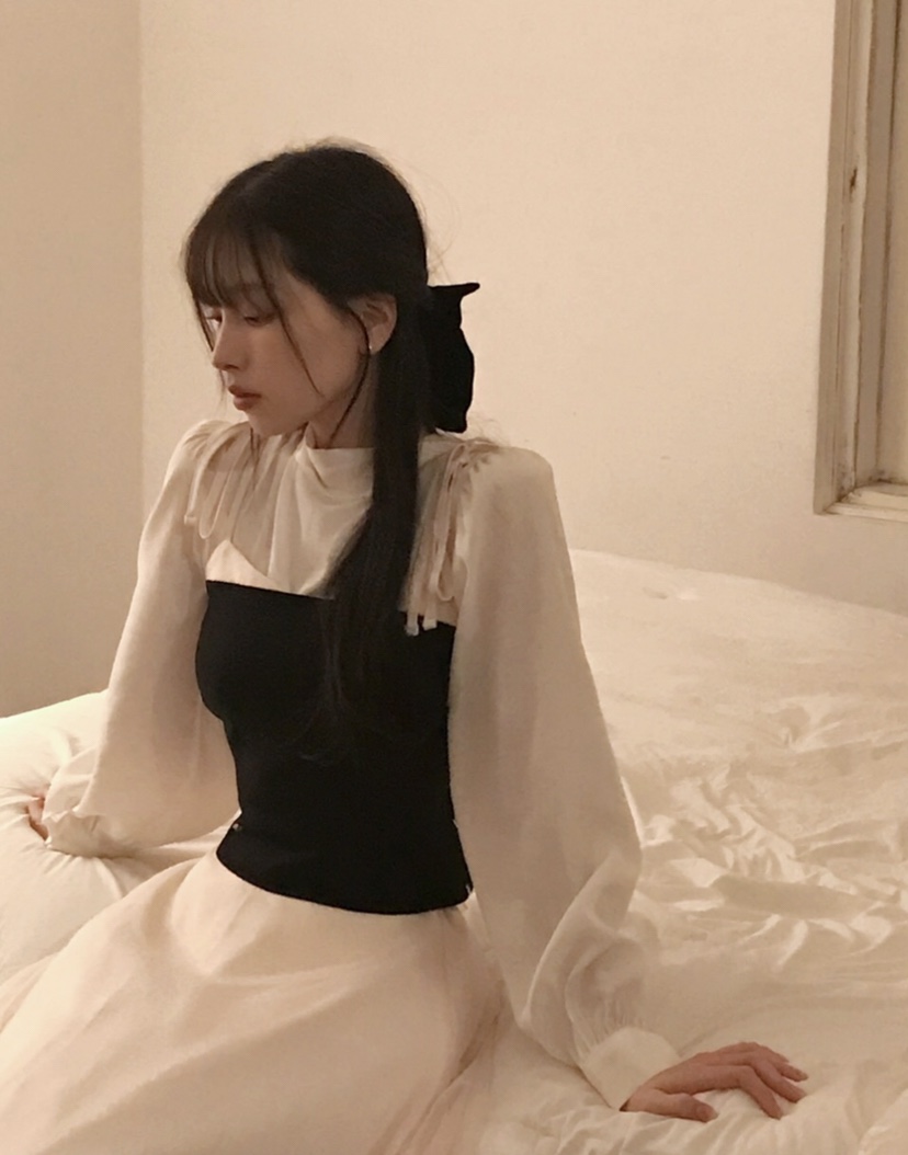 LETAILOR韓國直郵女裝新款真品人氣襯衫蕾絲衫兩面可穿雙面LETAILOR襯衫/蕾絲衫