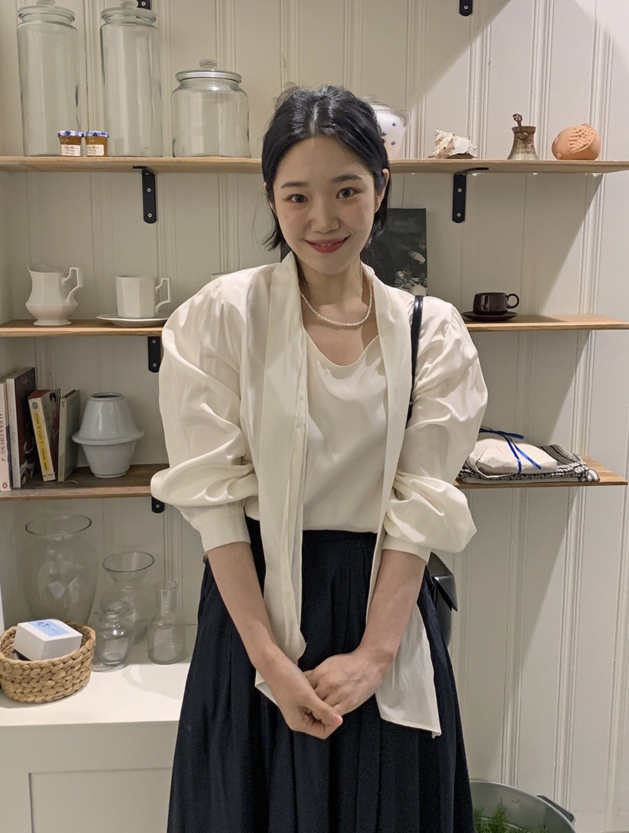 LETAILOR韓國直郵女裝新款真品人氣襯衫蕾絲衫兩面可穿雙面LETAILOR襯衫/蕾絲衫圖色2