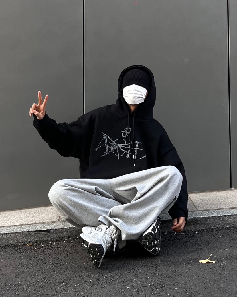 KSUBI韓國直郵東大門實拍女裝新品職業休閑24秋冬時尚衛衣KSUBI衛衣