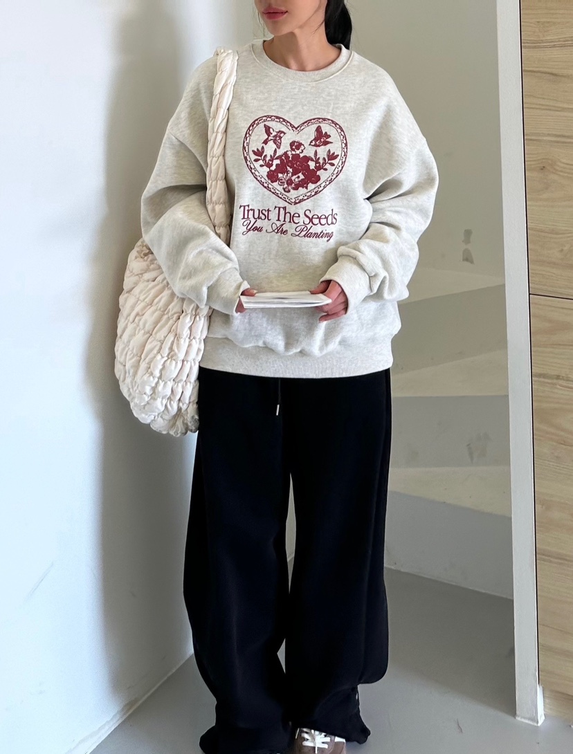 GLAM MOCHA韓國直郵東大門代購女裝新款人氣職業推薦24秋冬衛衣SIERRA衛衣