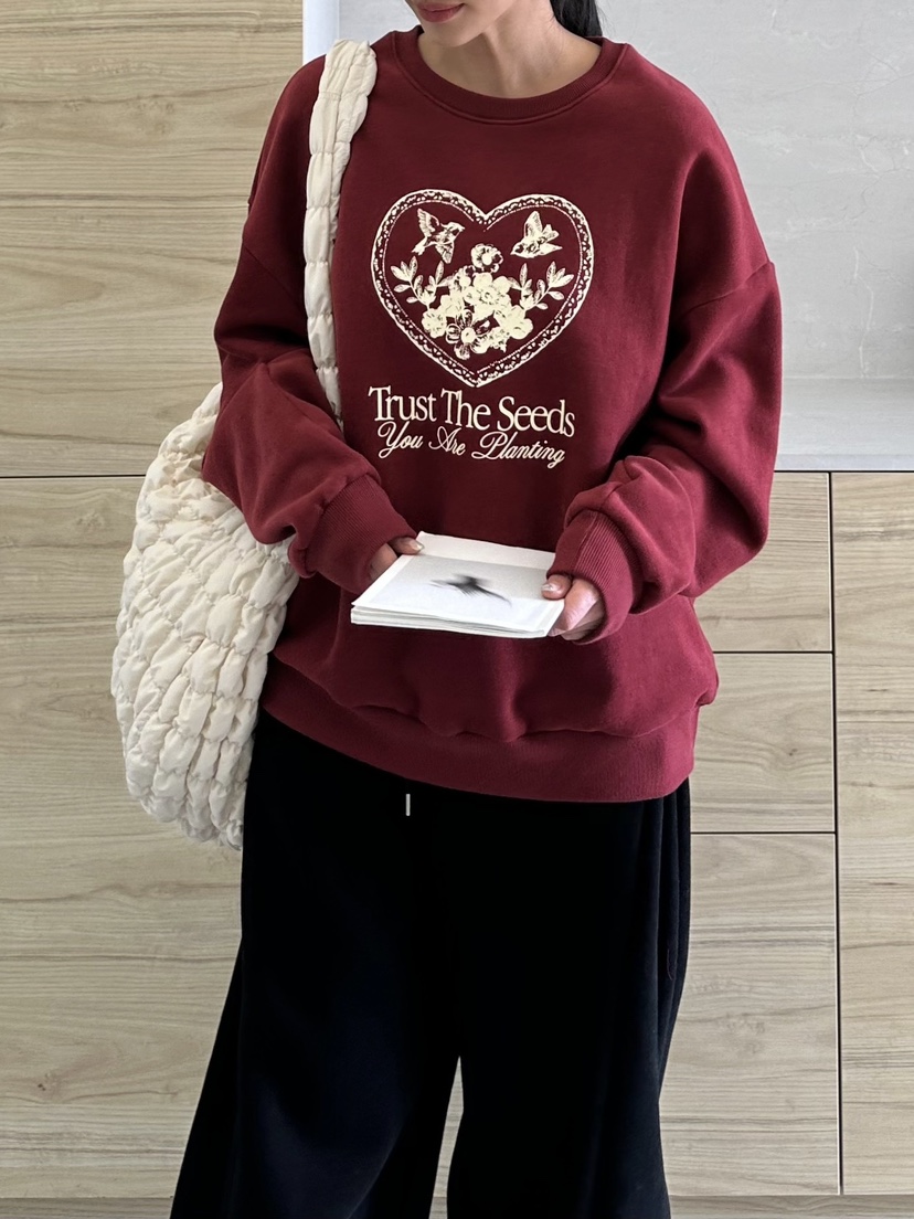 GLAM MOCHA韓國直郵東大門代購女裝新款人氣職業推薦24秋冬衛衣SIERRA衛衣
