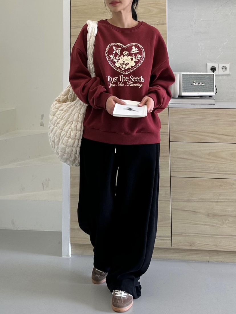 GLAM MOCHA韓國直郵東大門代購女裝新款人氣職業推薦24秋冬衛衣SIERRA衛衣