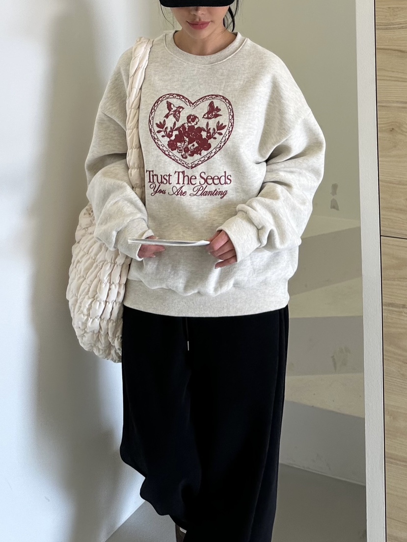 GLAM MOCHA韓國直郵東大門代購女裝新款人氣職業推薦24秋冬衛衣SIERRA衛衣