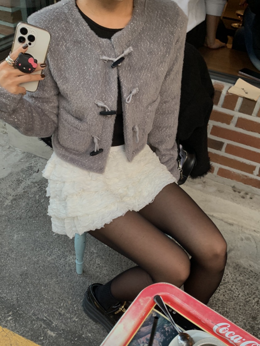 Silver直郵韓國代購女裝新品職業人氣真品24秋冬上衣開衫SILVER上衣