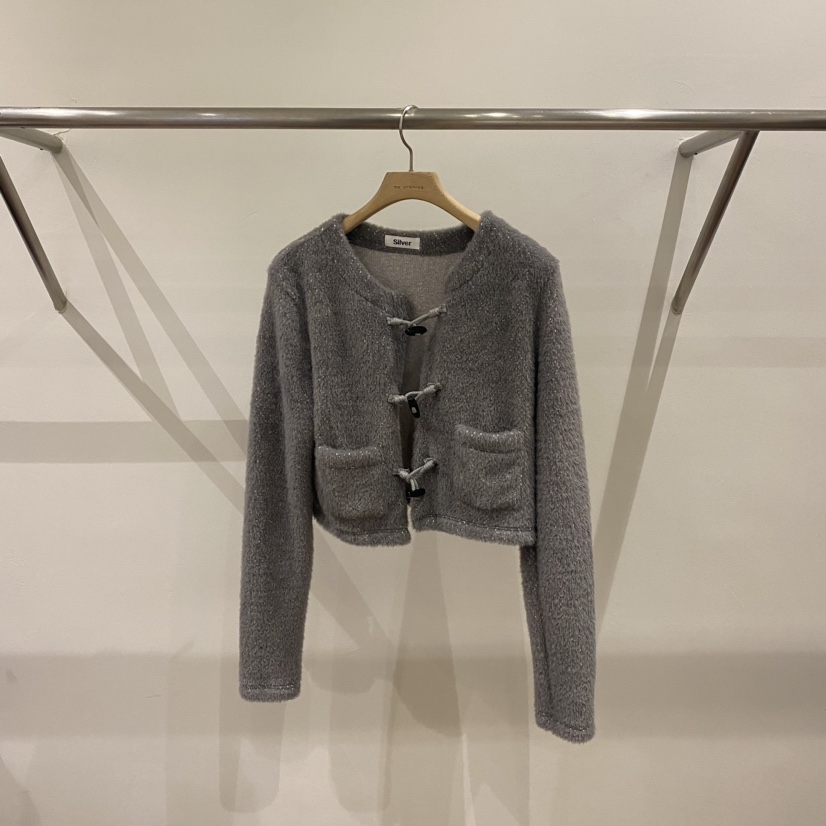 Silver直郵韓國代購女裝新品職業人氣真品24秋冬上衣開衫SILVER上衣